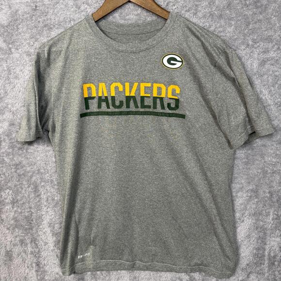 Nike NFL Green Bay Packers Dri-Fit Training T-Shirt - Picture 1 of 6